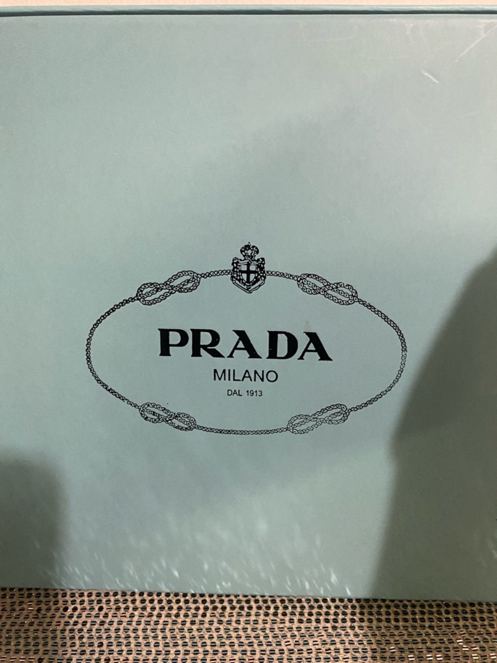 Prada Black Leather Logo Slide Sandals with Gold Emblem - Picture 4 of 11